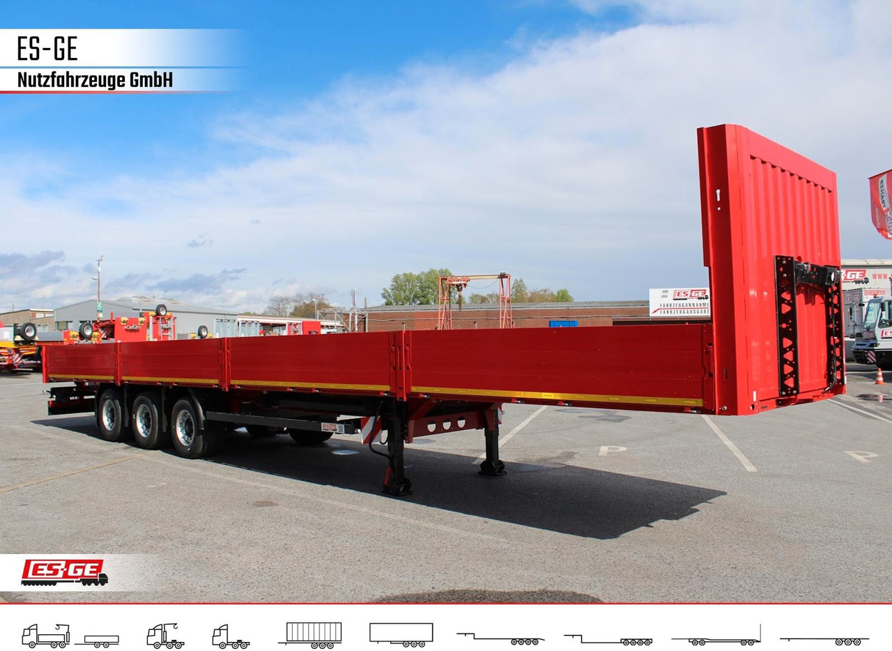 Kögel 3-Achs-Mega Chassis, Bordwände - Semirremolque plataforma/ Caja abierta: foto 4 Kögel 3-Achs-Mega Chassis, Bordwände - Semirremolque plataforma/ Caja abierta: foto 4