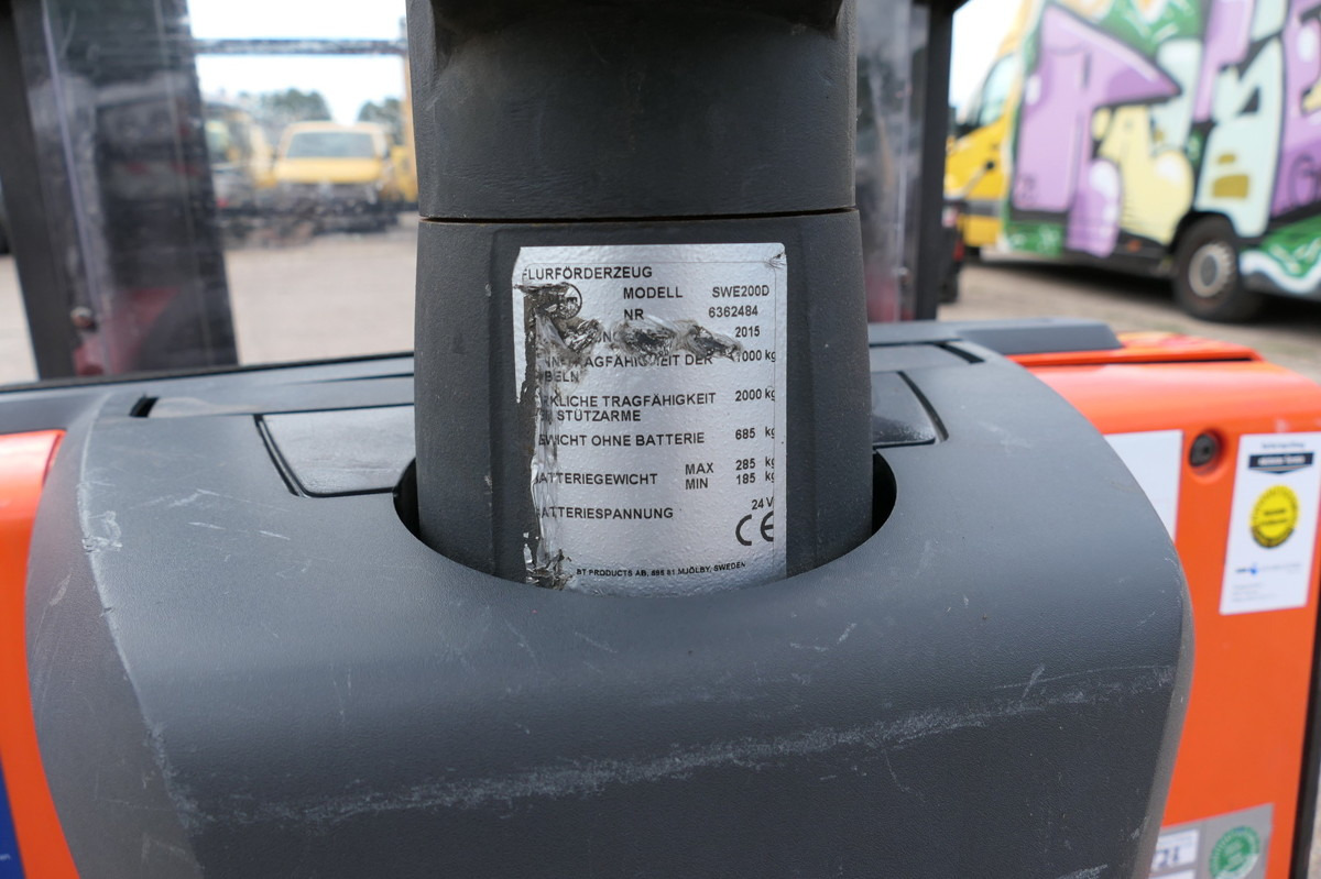 BT SWE 200D Batterie 28/2023 - Transpaleta: foto 5 BT SWE 200D Batterie 28/2023 - Transpaleta: foto 5