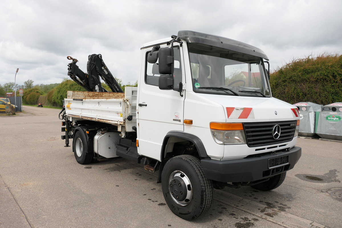 MERCEDES-BENZ Vario 816D mit Ladekran 3 Sitzer Standheizung HI - Furgoneta basculante: foto 3 MERCEDES-BENZ Vario 816D mit Ladekran 3 Sitzer Standheizung HI - Furgoneta basculante: foto 3