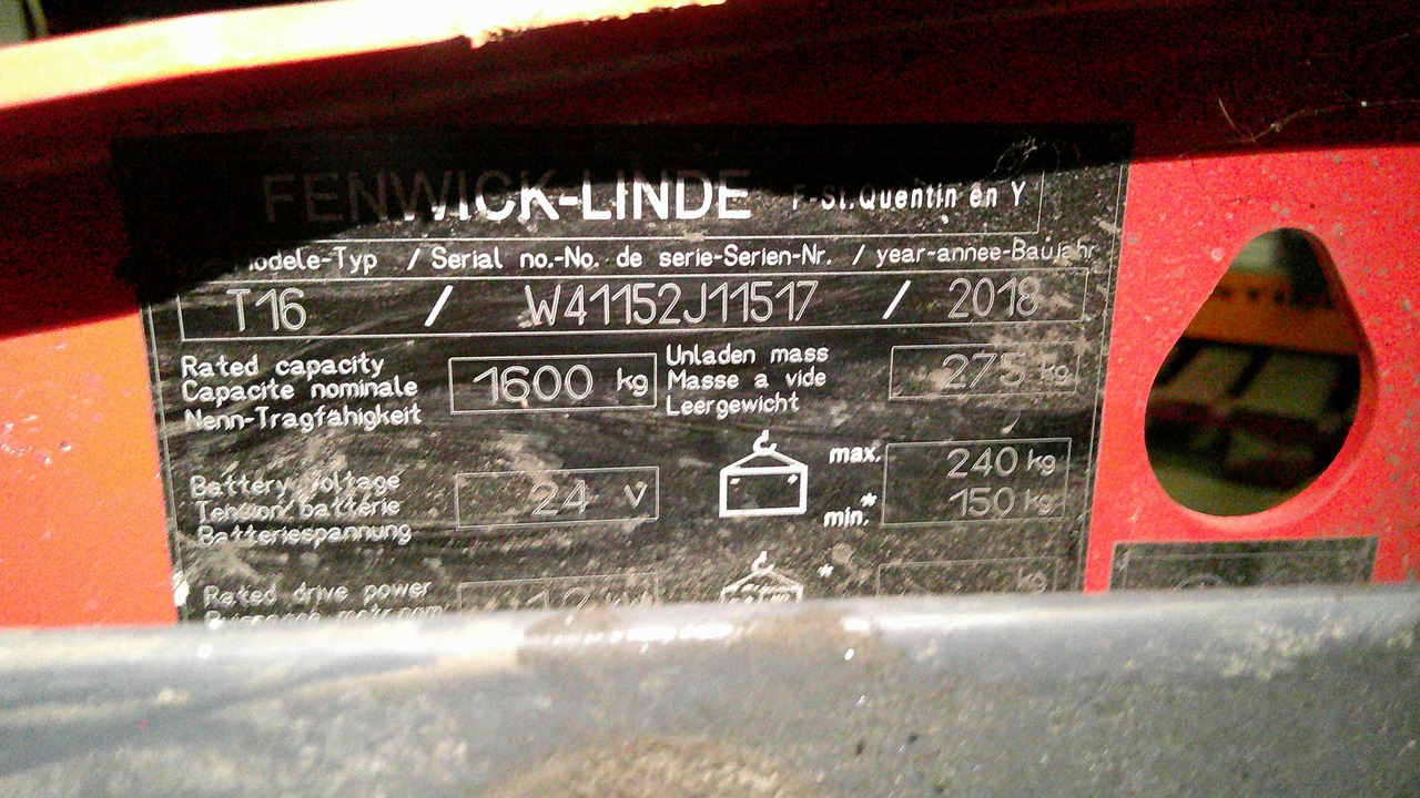 LINDE T16 - Transpaleta: foto 2 LINDE T16 - Transpaleta: foto 2