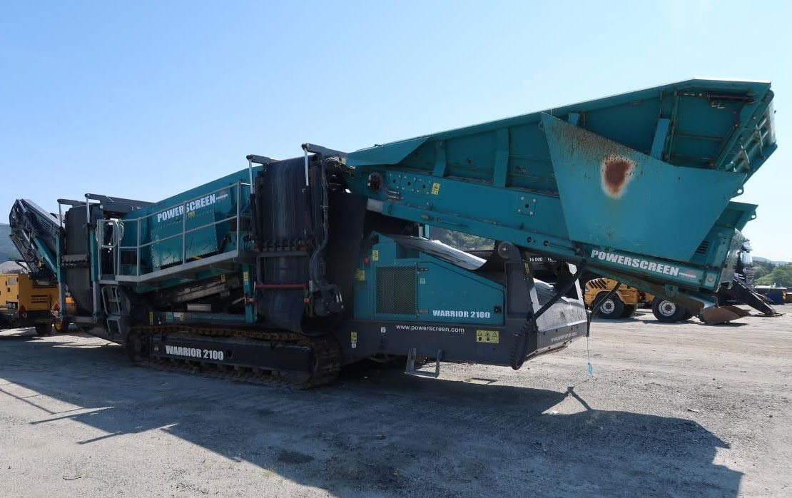 Powerscreen Warrior 2100 Triple Shaft - Cribadora: foto 3 Powerscreen Warrior 2100 Triple Shaft - Cribadora: foto 3