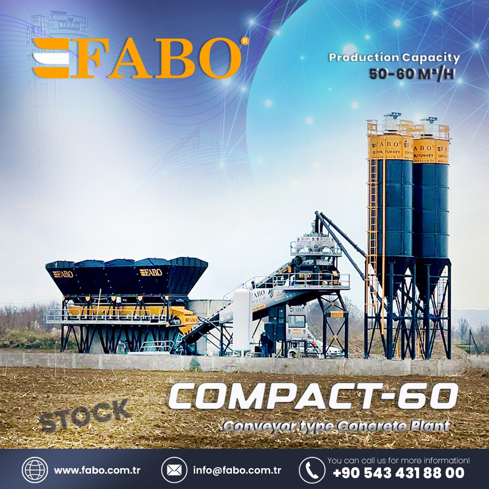 Planta de hormigón nuevo FABO compact concrete plant: foto 1