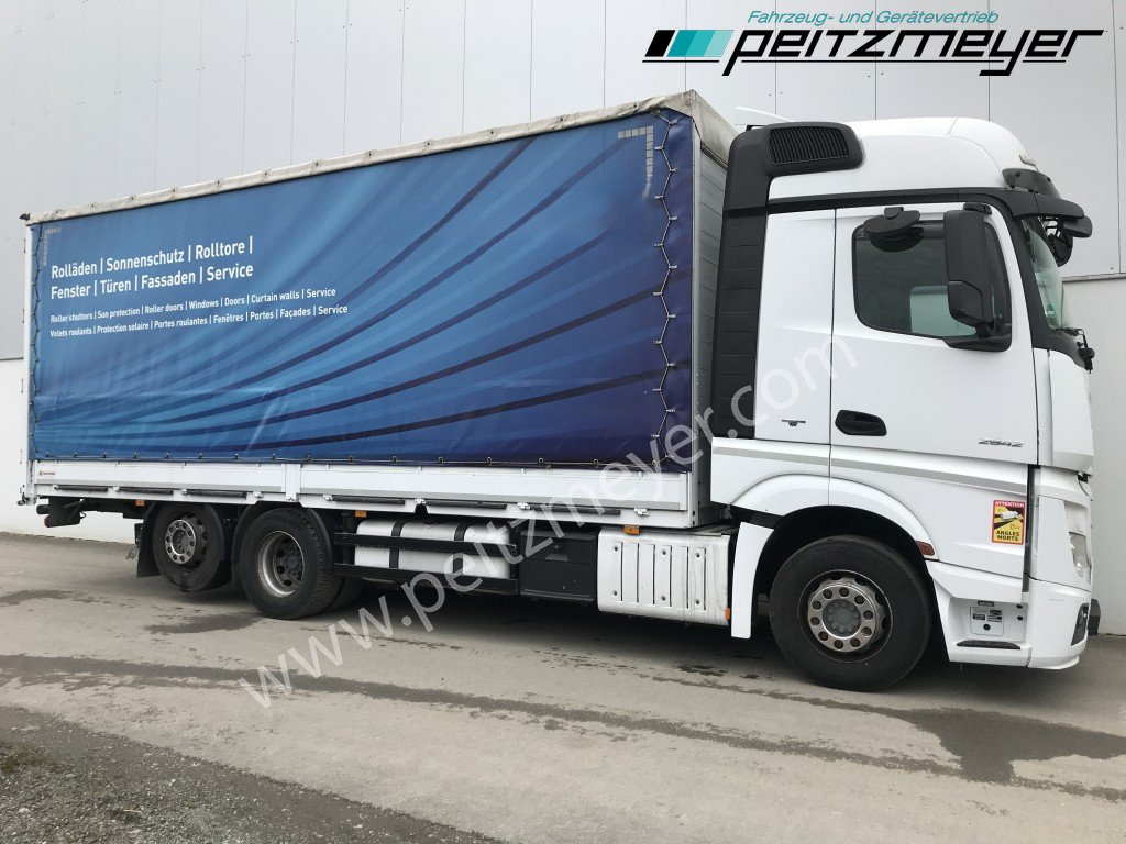 MERCEDES-BENZ Actros 2542 LL Pritsche, EU 6, Klima, Standklima, - Camión lona: foto 3 MERCEDES-BENZ Actros 2542 LL Pritsche, EU 6, Klima, Standklima, - Camión lona: foto 3