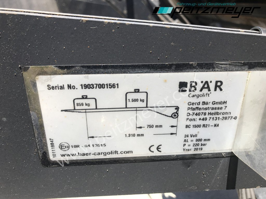 Camión frigorífico MERCEDES-BENZ Atego 1530 L Tiefkühlkoffer m. LBW, Thermoking T 1200 faltb. LBW 1,5 t., Seitentür, Trennwand: foto 16 Camión frigorífico MERCEDES-BENZ Atego 1530 L Tiefkühlkoffer m. LBW, Thermoking T 1200 faltb. LBW 1,5 t., Seitentür, Trennwand: foto 16