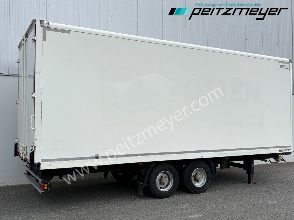 SPIER Tandemkoffer ZGL 255 Plywoodkoffer mit Hecktüren - Remolque caja cerrada: foto 1 SPIER Tandemkoffer ZGL 255 Plywoodkoffer mit Hecktüren - Remolque caja cerrada: foto 1