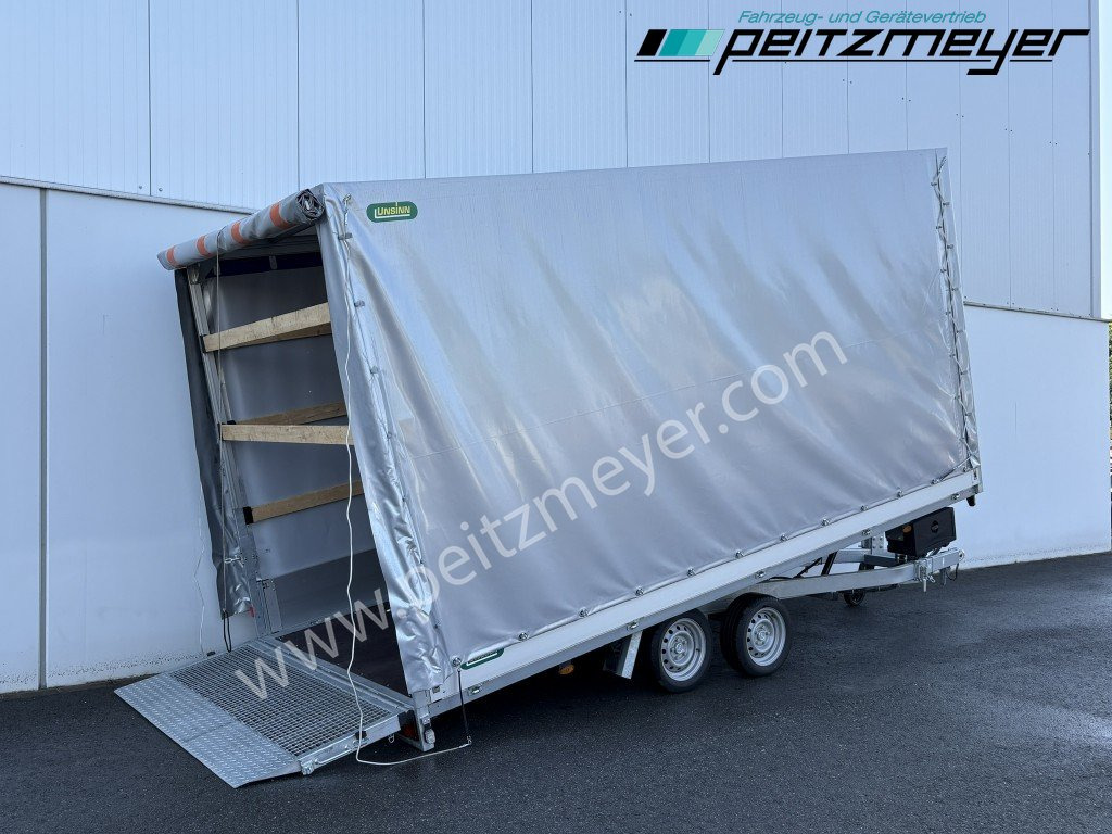 Unsinn Planenanhänger Tieflader (kippbar) mit Plane Seilwinde - Remolque con toldo: foto 1 Unsinn Planenanhänger Tieflader (kippbar) mit Plane Seilwinde - Remolque con toldo: foto 1