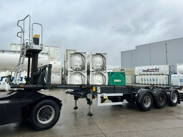 LAG LAG 30 ft Tipping chassis / Alcoa,s / bpw disc / airepipe - Semirremolque portacontenedore/ Intercambiable: foto 3 LAG LAG 30 ft Tipping chassis / Alcoa,s / bpw disc / airepipe - Semirremolque portacontenedore/ Intercambiable: foto 3