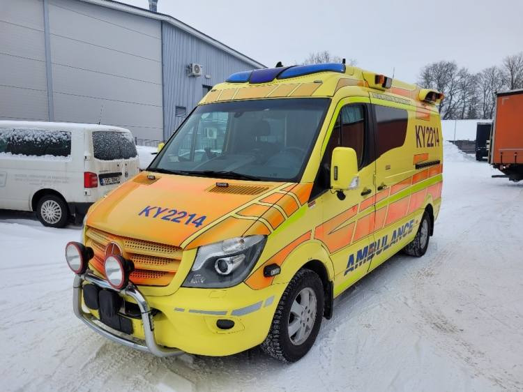 MERCEDES – BENZ SPRINTER AMBULANCE (TAMLANS) KLIMA, 11.2016, EURO 6 - Ambulancia: foto 2 MERCEDES – BENZ SPRINTER AMBULANCE (TAMLANS) KLIMA, 11.2016, EURO 6 - Ambulancia: foto 2