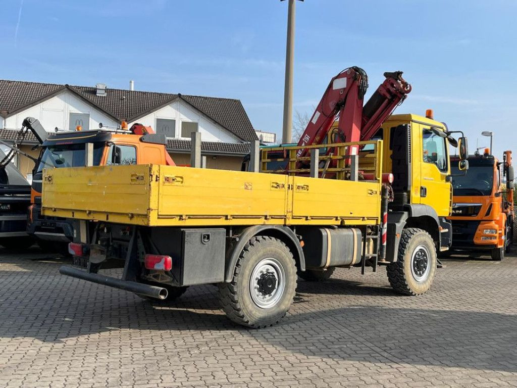 MAN TG-M 18.280 4x4 Pritsche Kran Singelreifen Funkf - Camión caja abierta, Camión grúa: foto 5 MAN TG-M 18.280 4x4 Pritsche Kran Singelreifen Funkf - Camión caja abierta, Camión grúa: foto 5