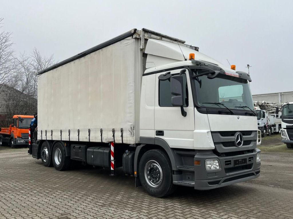 Mercedes-Benz Actros 2541 L6x2 Pritsche Heckkran 34m/to, Jib, - Camión caja abierta, Camión grúa: foto 2 Mercedes-Benz Actros 2541 L6x2 Pritsche Heckkran 34m/to, Jib, - Camión caja abierta, Camión grúa: foto 2