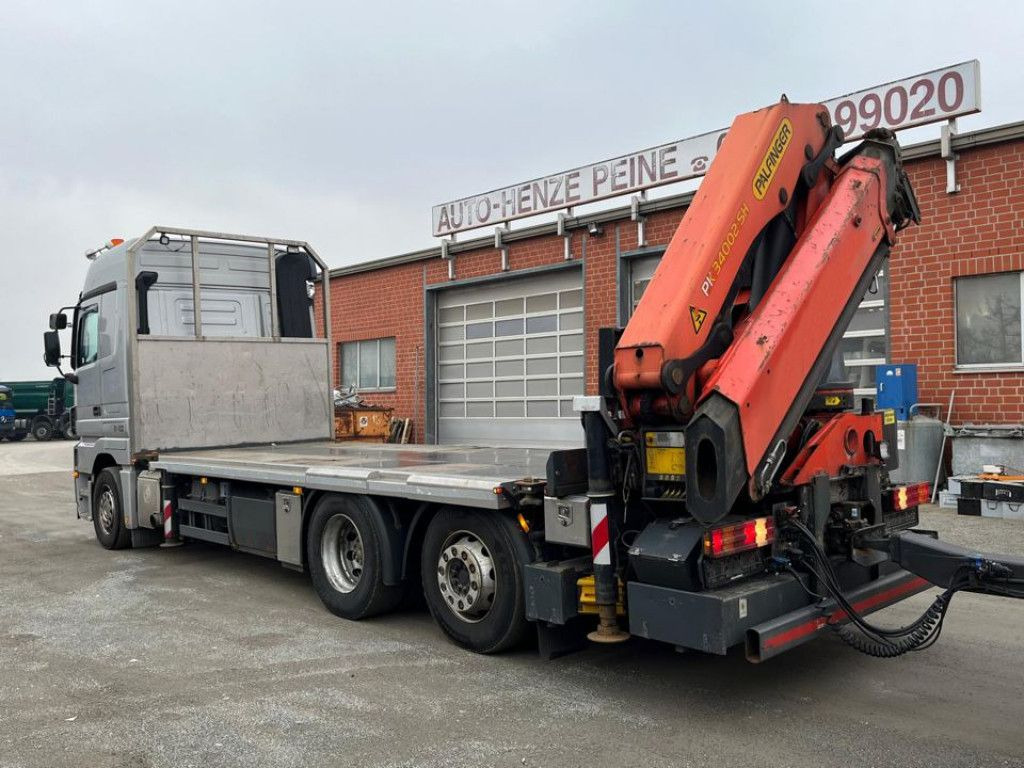 Mercedes-Benz Actros 2541 Pritsche Heckkran Palfinger PK 34002 - Camión caja abierta, Camión grúa: foto 3 Mercedes-Benz Actros 2541 Pritsche Heckkran Palfinger PK 34002 - Camión caja abierta, Camión grúa: foto 3