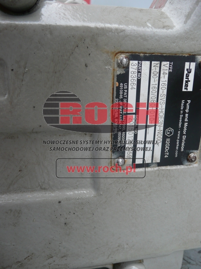 PARKER V14-160-SVS-H0E3N-N000-N-00-160/080-010 3783664 - Motor hidráulico para Maquinaria de construcción: foto 2 PARKER V14-160-SVS-H0E3N-N000-N-00-160/080-010 3783664 - Motor hidráulico para Maquinaria de construcción: foto 2