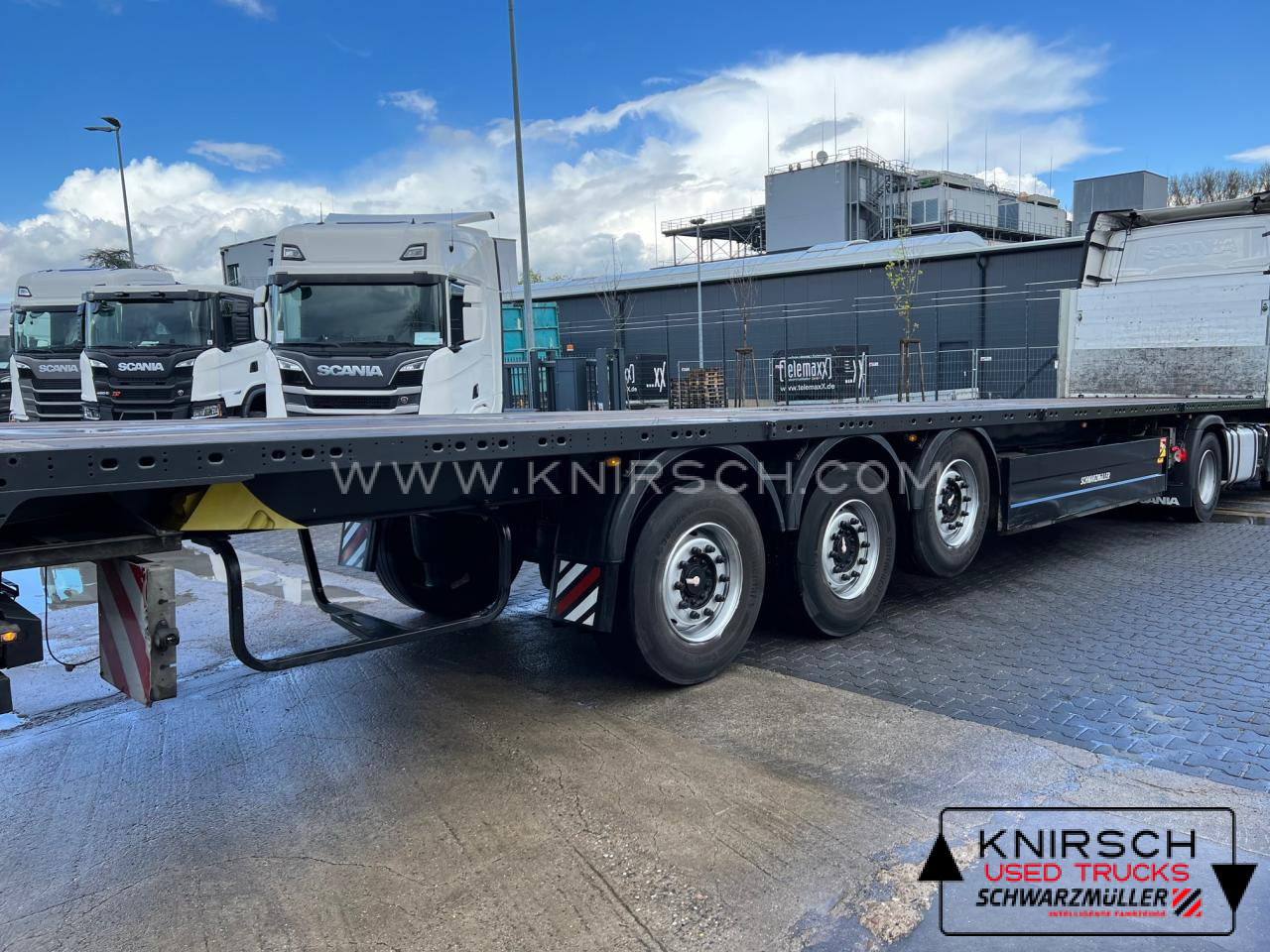 SCHWARZMUELLER Plateau Auflieger J-3A-125 - Semirremolque plataforma/ Caja abierta: foto 3 SCHWARZMUELLER Plateau Auflieger J-3A-125 - Semirremolque plataforma/ Caja abierta: foto 3