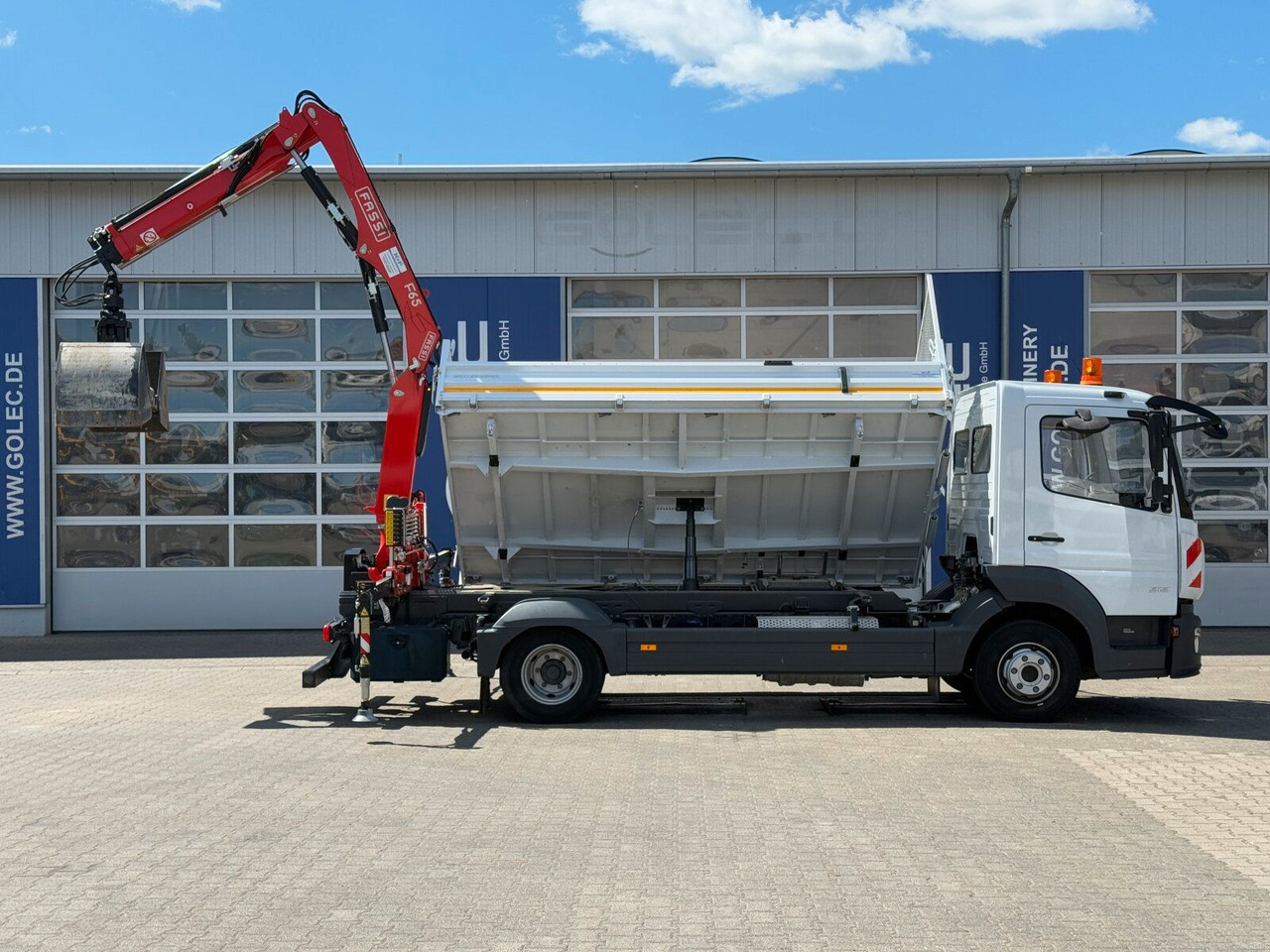 Mercedes-Benz ATEGO 818 4x2 Euro 6 Kipper Kran FASSI F65B.0.22 - Otros maquinaria: foto 4 Mercedes-Benz ATEGO 818 4x2 Euro 6 Kipper Kran FASSI F65B.0.22 - Otros maquinaria: foto 4