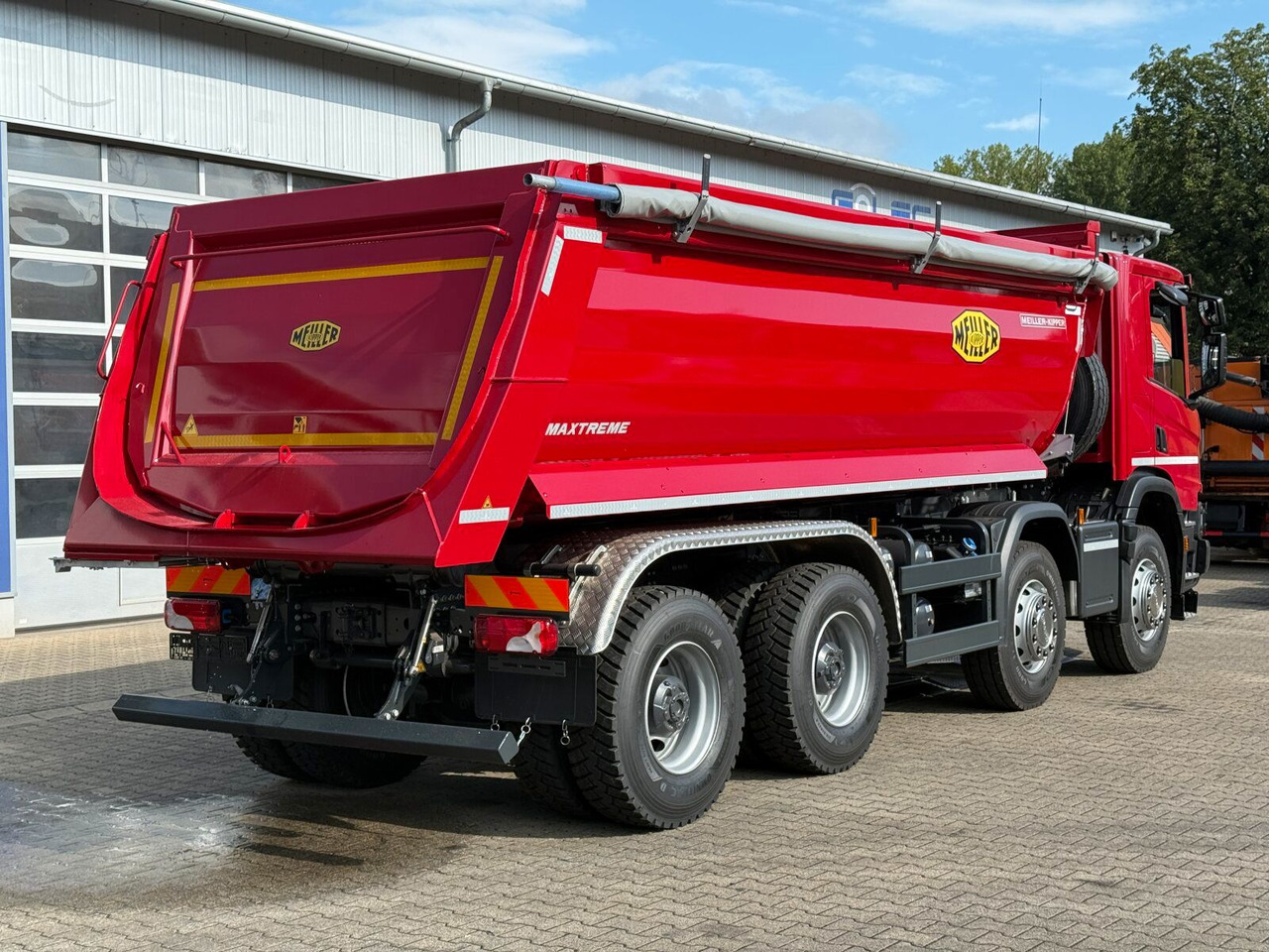 Scania P 420 8x4 Kipper Meiller Euro 6 - Camión portacontenedor de cadenas: foto 5 Scania P 420 8x4 Kipper Meiller Euro 6 - Camión portacontenedor de cadenas: foto 5