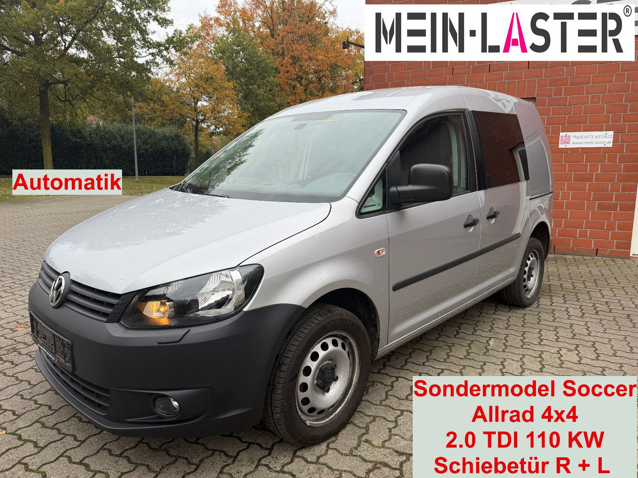 Volkswagen Caddy 2.0 TDI Kasten Soccer 4Motion Automatik - Furgoneta pequeña: foto 1 Volkswagen Caddy 2.0 TDI Kasten Soccer 4Motion Automatik - Furgoneta pequeña: foto 1