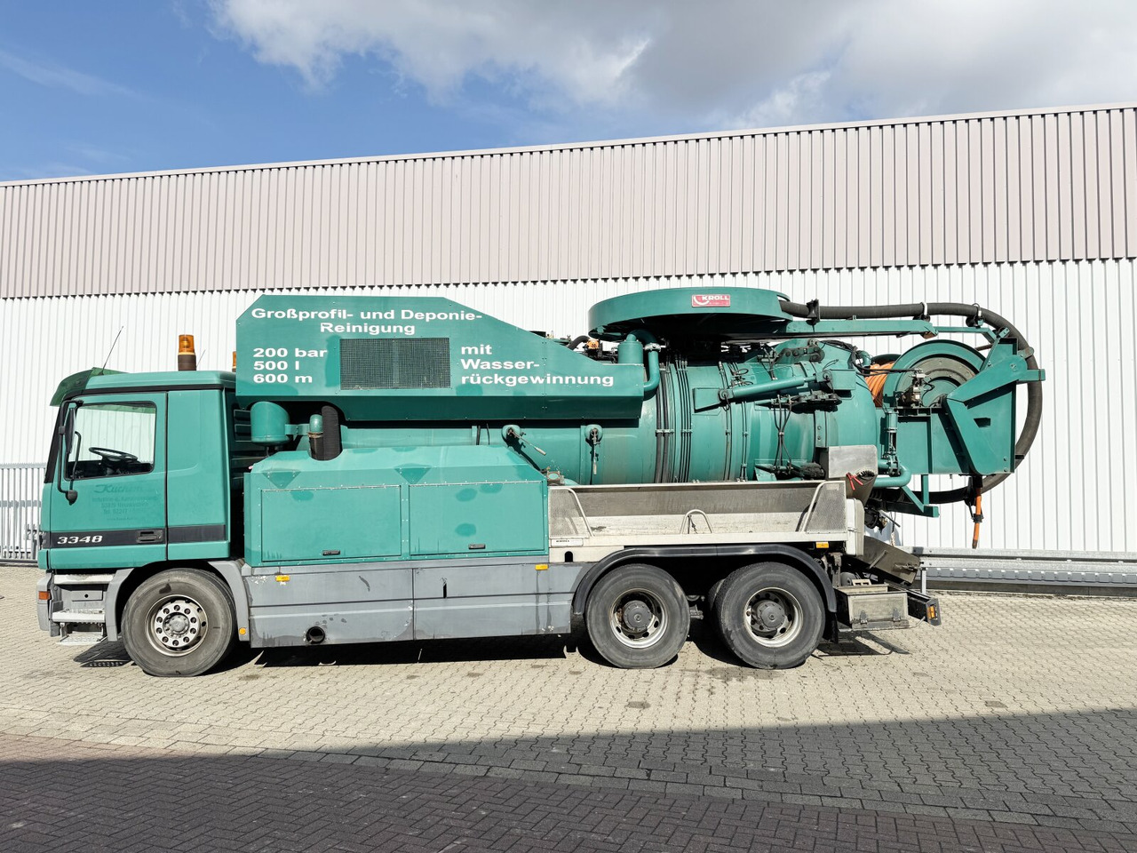 Mercedes-Benz Actros 3348 6x4 Actros 3348 6x4, V8, Kroll Saug-/Spülwagen ca. 14m³, Wasserrückgewinnung, Funk - Camión: foto 5 Mercedes-Benz Actros 3348 6x4 Actros 3348 6x4, V8, Kroll Saug-/Spülwagen ca. 14m³, Wasserrückgewinnung, Funk - Camión: foto 5