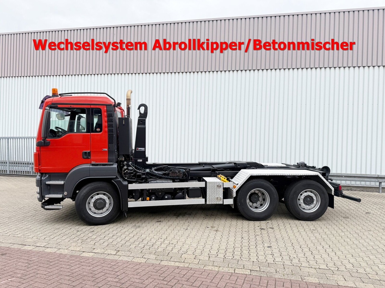 MAN TGS 26.480 6x4H-4 BL TGS 26.480 6x4H-4 BL, Multilift Abroller HydroDrive, Lenk-/Liftachse, Wechselfahrzeug - Camión multibasculante: foto 1 MAN TGS 26.480 6x4H-4 BL TGS 26.480 6x4H-4 BL, Multilift Abroller HydroDrive, Lenk-/Liftachse, Wechselfahrzeug - Camión multibasculante: foto 1
