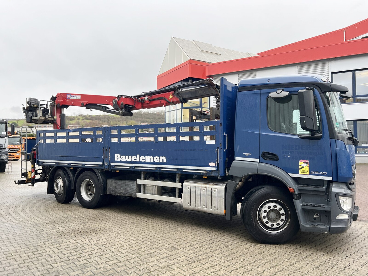 Camión grúa, Camión caja abierta Mercedes-Benz Antos 2540 L 6x2 Antos 2540 L 6x2, Lenkachse, HMF 2110-L3 Heckkran: foto 10