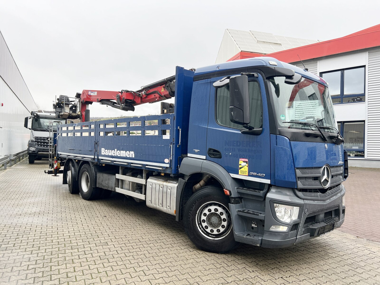 Camión grúa, Camión caja abierta Mercedes-Benz Antos 2540 L 6x2 Antos 2540 L 6x2, Lenkachse, HMF 2110-L3 Heckkran: foto 9