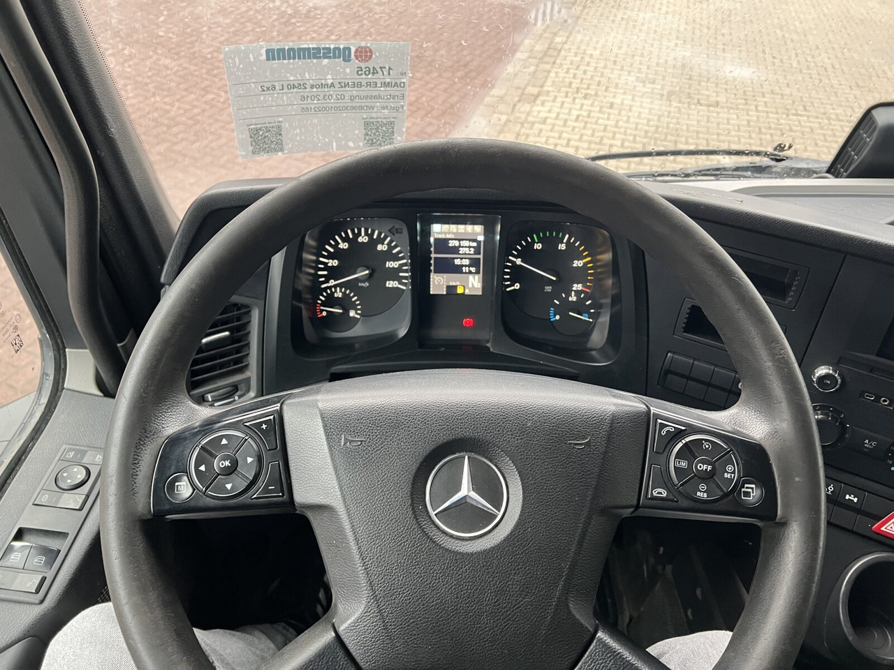 Camión grúa, Camión caja abierta Mercedes-Benz Antos 2540 L 6x2 Antos 2540 L 6x2, Lenkachse, HMF 2110-L3 Heckkran: foto 6