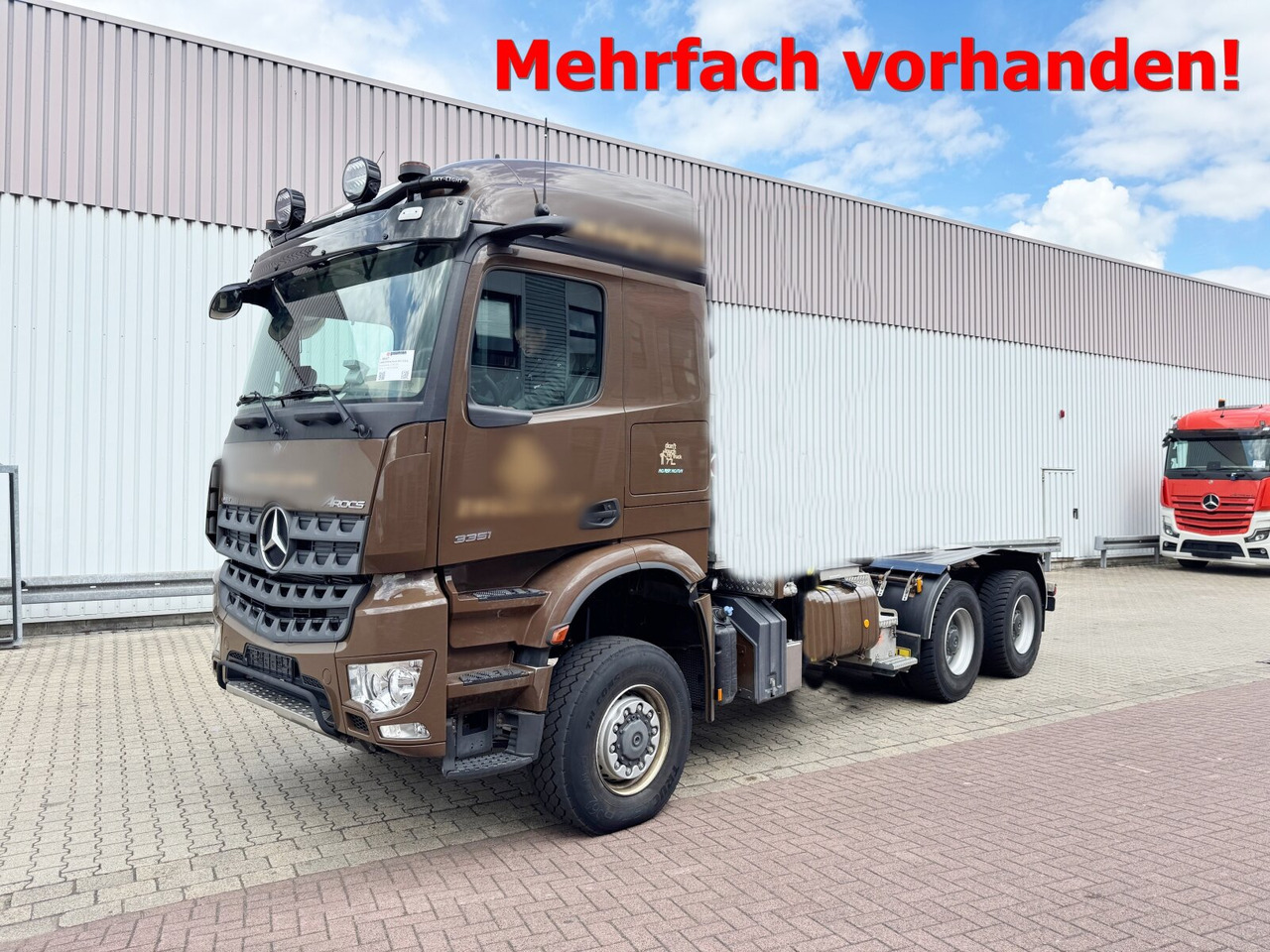 Mercedes-Benz Arocs 3351 LS 6x6 Arocs 3351 LS 6x6, Grounder, MirrorCam, Navi - Camión chasis: foto 1 Mercedes-Benz Arocs 3351 LS 6x6 Arocs 3351 LS 6x6, Grounder, MirrorCam, Navi - Camión chasis: foto 1