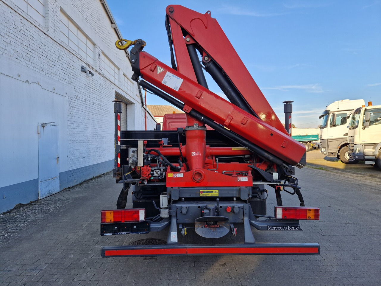 Camión grúa, Camión caja abierta Mercedes-Benz Atego 1218 L 4x2 1218 L 4x2, Fassi Kran F 95A21 5.9m-1.545 kg,: foto 9