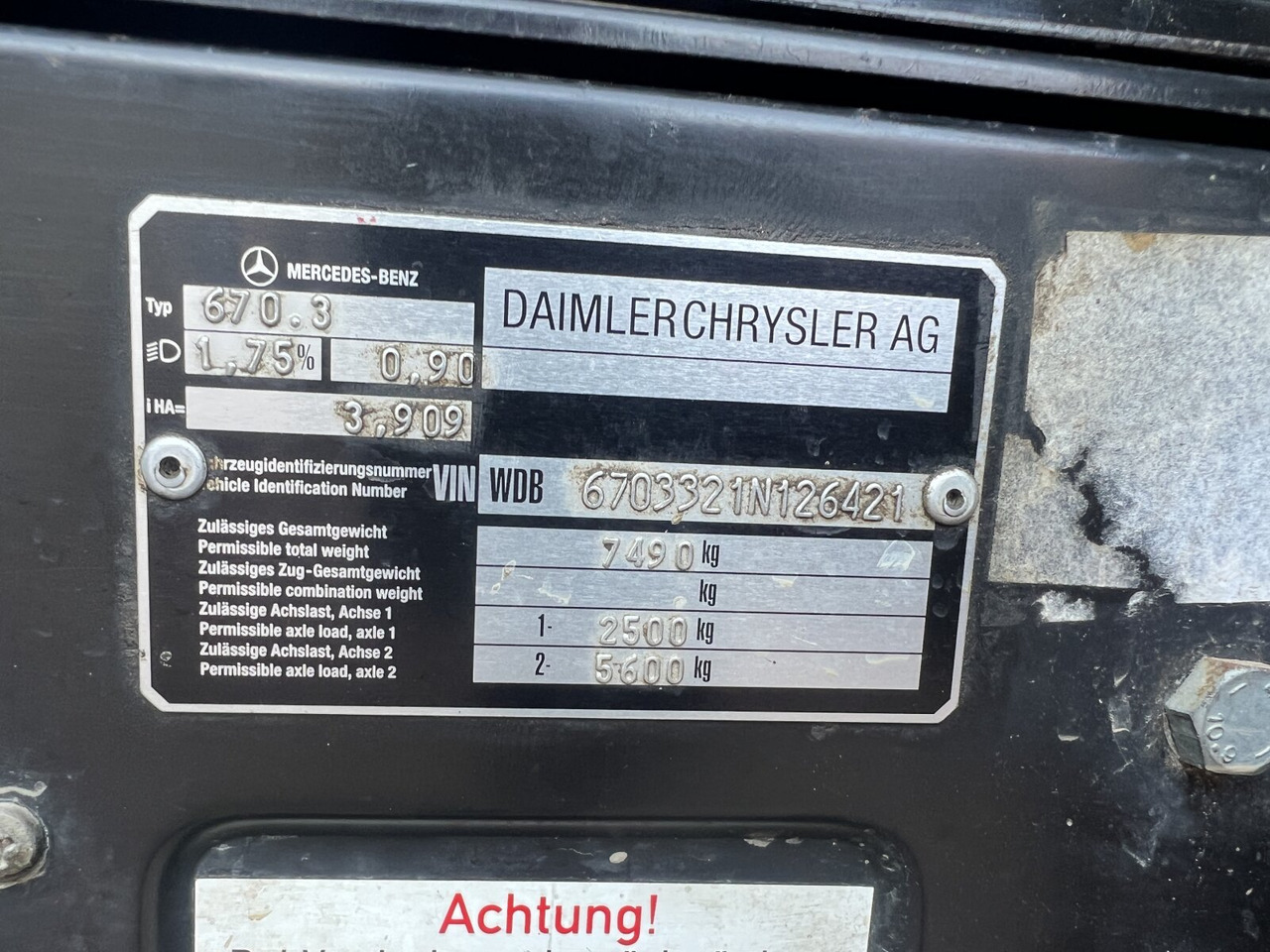 Mercedes-Benz Vario 816 D 4x2 Doka Vario 816 D 4x2 Doka, 2x AHK, Meiller Kipper - Camión volquete: foto 5 Mercedes-Benz Vario 816 D 4x2 Doka Vario 816 D 4x2 Doka, 2x AHK, Meiller Kipper - Camión volquete: foto 5