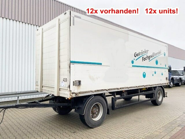 Orten PRASQ 18 Getränkeanhänger PRASQ 18 Getränkeanhänger, Stapleraufnahme, 12x VORHANDEN! - Remolque caja cerrada: foto 1 Orten PRASQ 18 Getränkeanhänger PRASQ 18 Getränkeanhänger, Stapleraufnahme, 12x VORHANDEN! - Remolque caja cerrada: foto 1