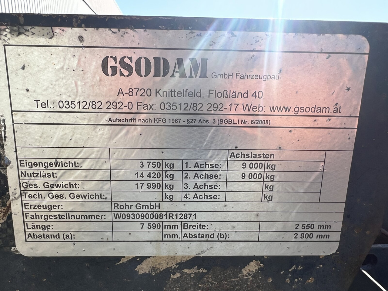 RZA 18 RZA 18 Abrollanhänger - Remolque multilift/ Portacontenedores de cadenas: foto 2 RZA 18 RZA 18 Abrollanhänger - Remolque multilift/ Portacontenedores de cadenas: foto 2