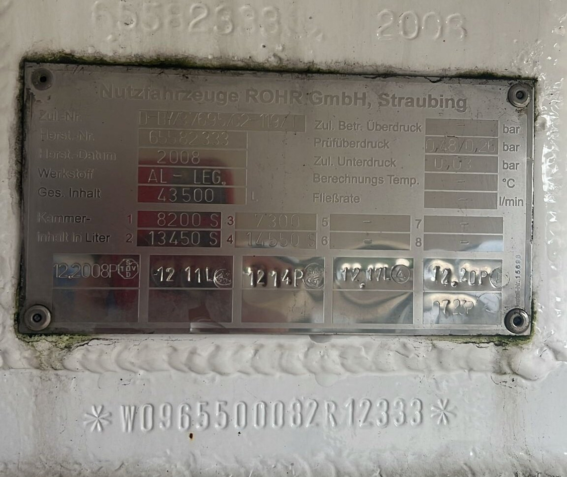 TAL-A-ZE 44,0 TAL-A-ZE 44,0, 43.500l, 4 Kammern, Untenbefüllung - Semirremolque cisterna: foto 3 TAL-A-ZE 44,0 TAL-A-ZE 44,0, 43.500l, 4 Kammern, Untenbefüllung - Semirremolque cisterna: foto 3