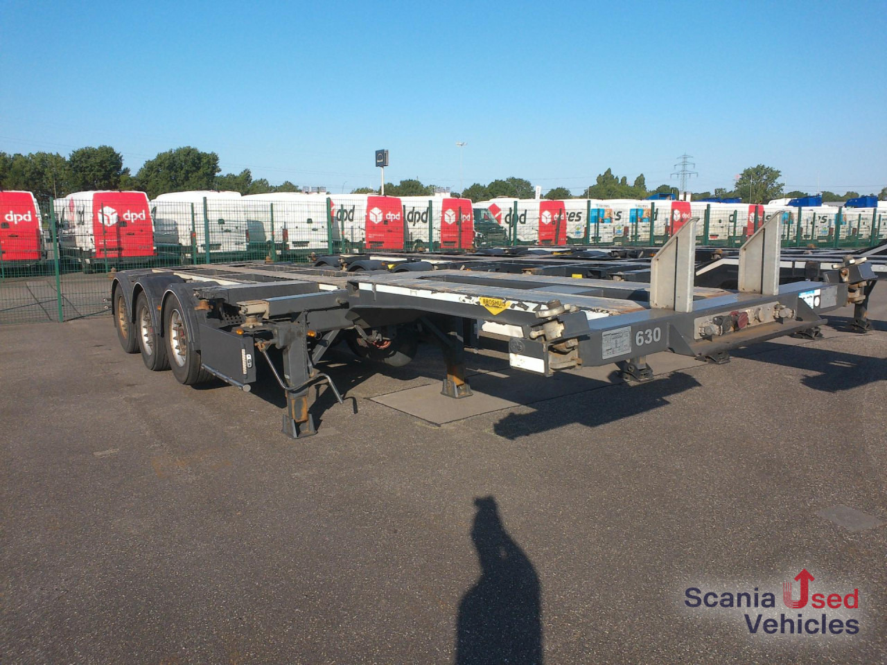 BROSHUIS Container Chassis 20-40-45 Fuss Lift - Semirremolque portacontenedore/ Intercambiable: foto 1 BROSHUIS Container Chassis 20-40-45 Fuss Lift - Semirremolque portacontenedore/ Intercambiable: foto 1