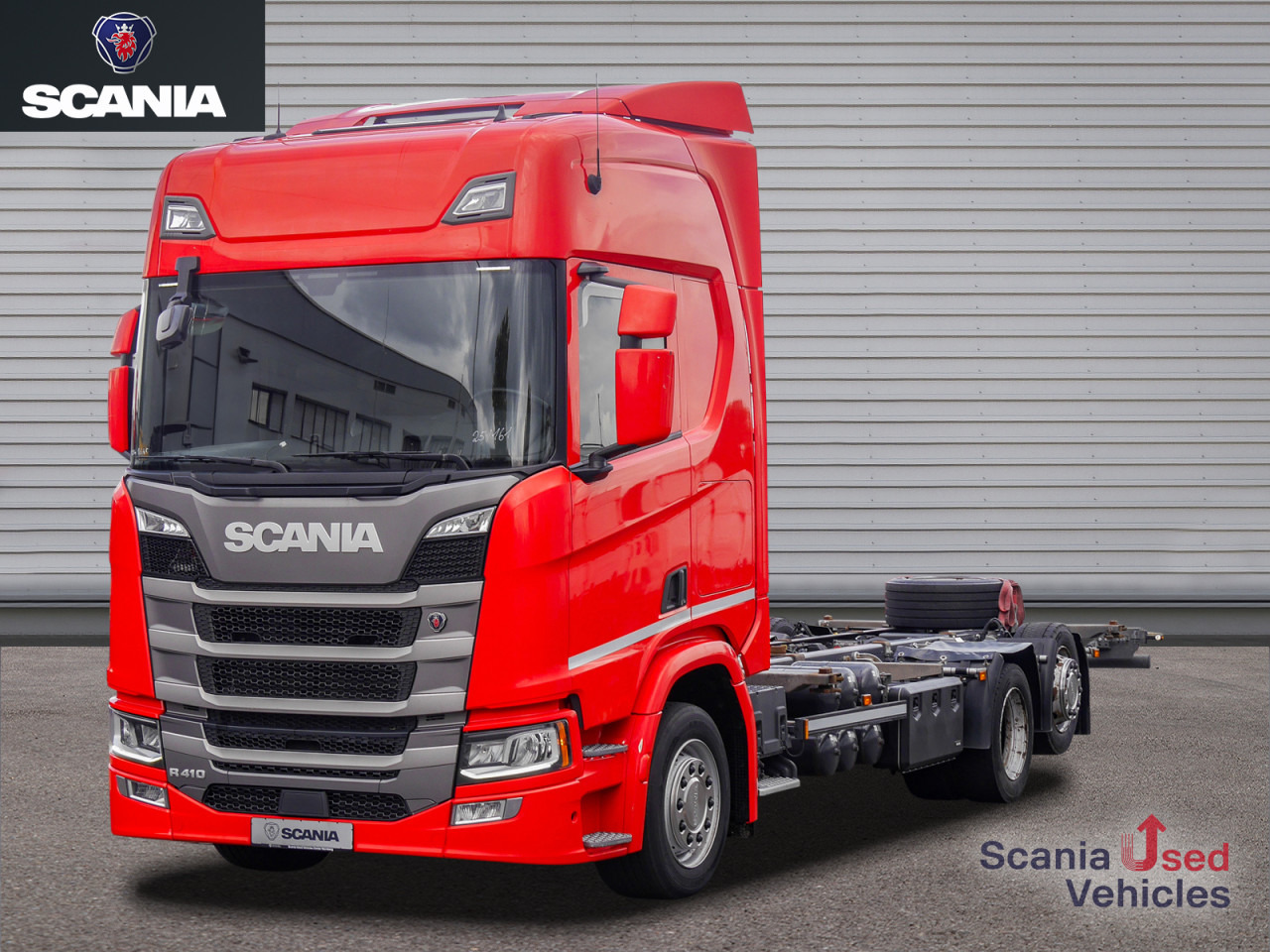 SCANIA R 410 B6x2*4LB Jumbo, Lenkachse, Standklima - Camión portacontenedore/ Intercambiable: foto 1 SCANIA R 410 B6x2*4LB Jumbo, Lenkachse, Standklima - Camión portacontenedore/ Intercambiable: foto 1