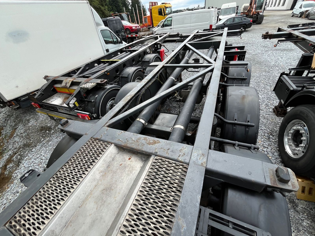 Semirremolque portacontenedore/ Intercambiable Schwarzmüller S1 R-Serie Tank Chassis ADR SAF Alufelgen: foto 11
