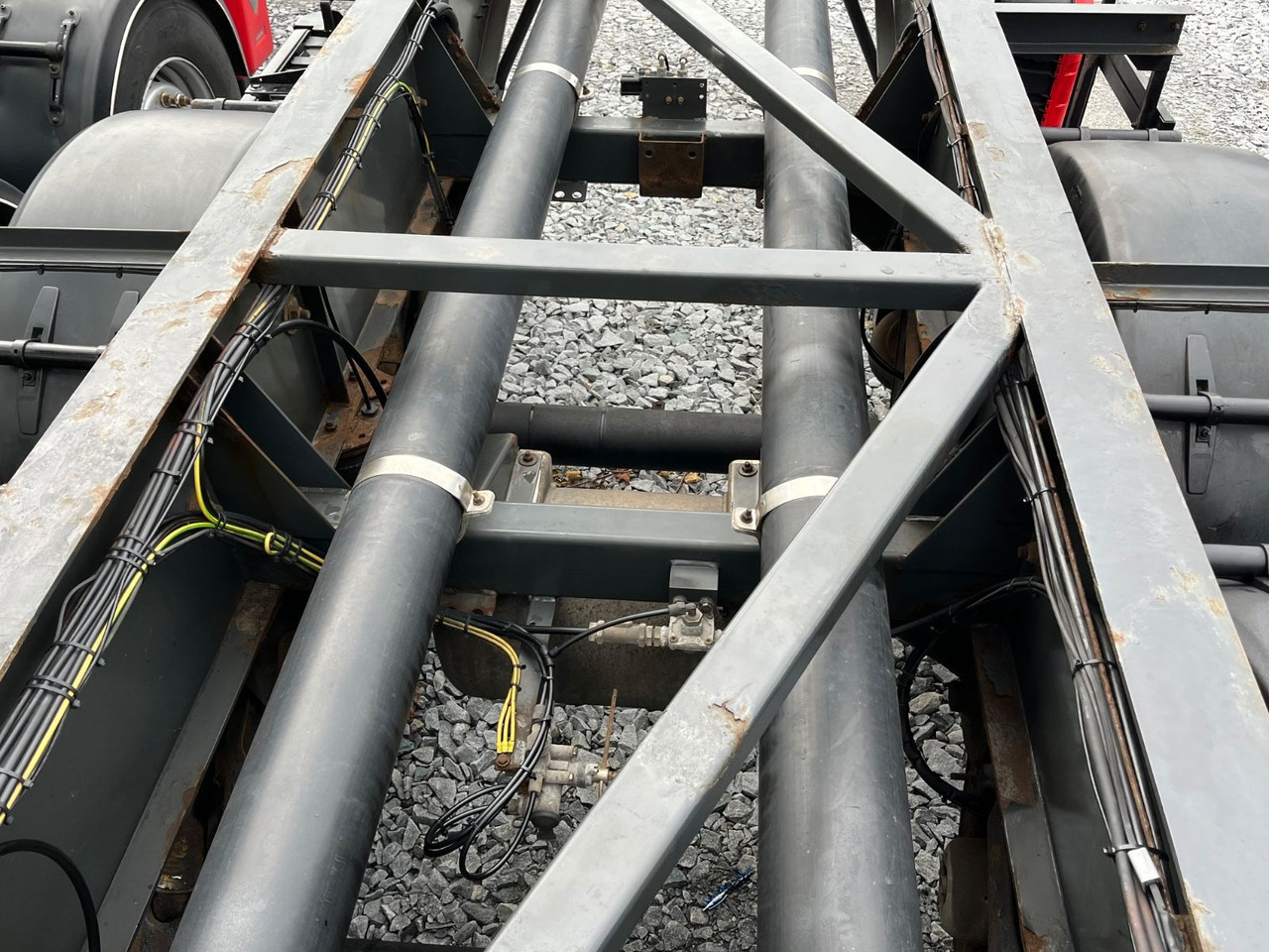 Semirremolque portacontenedore/ Intercambiable Schwarzmüller S1 R-Serie Tank Chassis ADR SAF Alufelgen: foto 9