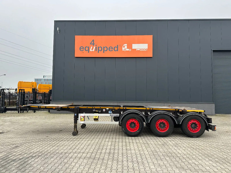 Burg 20FT ADR (EX/II, EX/III, FL, AT) Chassis, Leergewicht : 3.690kg, SAF INTRADISC, 2x Liftachse, NL-Chassis, APK/ADR: 04-2025 - Semirremolque portacontenedore/ Intercambiable: foto 2 Burg 20FT ADR (EX/II, EX/III, FL, AT) Chassis, Leergewicht : 3.690kg, SAF INTRADISC, 2x Liftachse, NL-Chassis, APK/ADR: 04-2025 - Semirremolque portacontenedore/ Intercambiable: foto 2