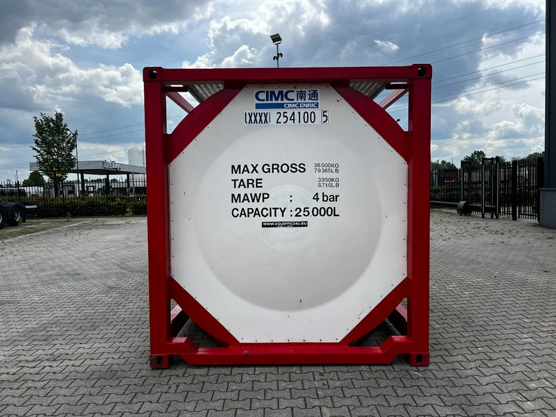 CIMC 20FT ISO, 25.010L/1-COMP/3 BAFFELS/4 shutters, ADR valid until 01/2027 - Tanque de almacenamiento: foto 5 CIMC 20FT ISO, 25.010L/1-COMP/3 BAFFELS/4 shutters, ADR valid until 01/2027 - Tanque de almacenamiento: foto 5