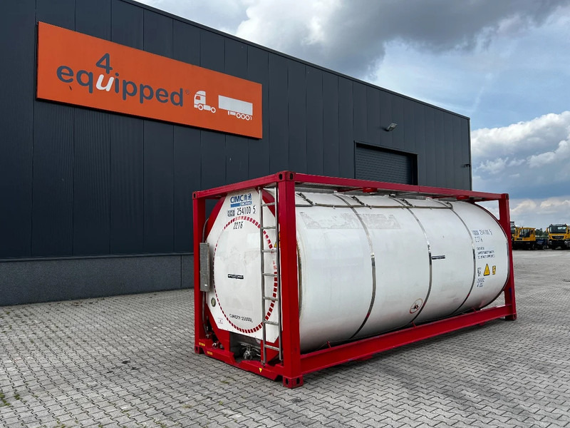 CIMC 20FT ISO, 25.010L/1-COMP/3 BAFFELS/4 shutters, ADR valid until 01/2027 - Tanque de almacenamiento: foto 1 CIMC 20FT ISO, 25.010L/1-COMP/3 BAFFELS/4 shutters, ADR valid until 01/2027 - Tanque de almacenamiento: foto 1