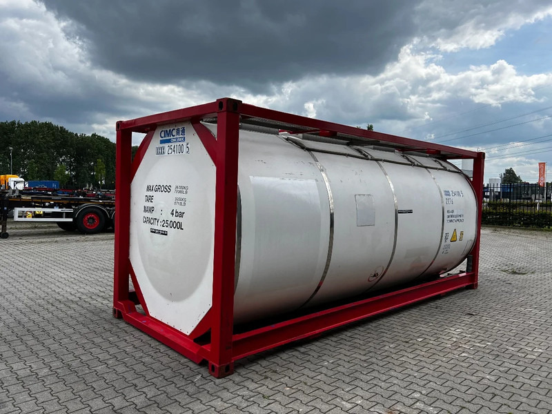 CIMC 20FT ISO, 25.010L/1-COMP/3 BAFFELS/4 shutters, ADR valid until 01/2027 - Tanque de almacenamiento: foto 4 CIMC 20FT ISO, 25.010L/1-COMP/3 BAFFELS/4 shutters, ADR valid until 01/2027 - Tanque de almacenamiento: foto 4