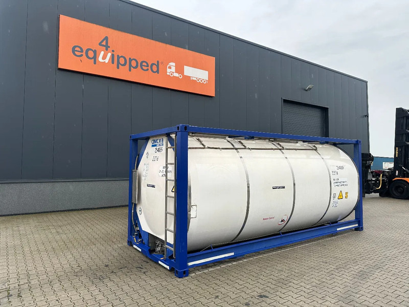 CIMC 20FT ISO, 25.060L / 1-COMP / 3 BAFFELS / T11 / 4 manholes / ADR valid until 10/2027 - Tanque de almacenamiento: foto 1 CIMC 20FT ISO, 25.060L / 1-COMP / 3 BAFFELS / T11 / 4 manholes / ADR valid until 10/2027 - Tanque de almacenamiento: foto 1