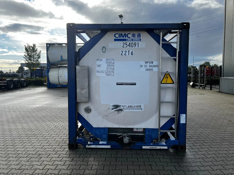 CIMC 20FT ISO, 25.070L/1-COMP/3 BAFFELS/4 manholes, ADR valid until 01/2027 - Tanque de almacenamiento: foto 3 CIMC 20FT ISO, 25.070L/1-COMP/3 BAFFELS/4 manholes, ADR valid until 01/2027 - Tanque de almacenamiento: foto 3