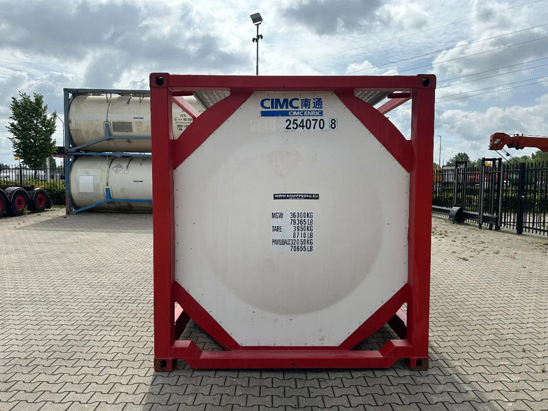CIMC 20FT ISO, 25.080L/1-COMP/3 BAFFELS/4 manholes, ADR valid until 08/2027 - Tanque de almacenamiento: foto 5 CIMC 20FT ISO, 25.080L/1-COMP/3 BAFFELS/4 manholes, ADR valid until 08/2027 - Tanque de almacenamiento: foto 5