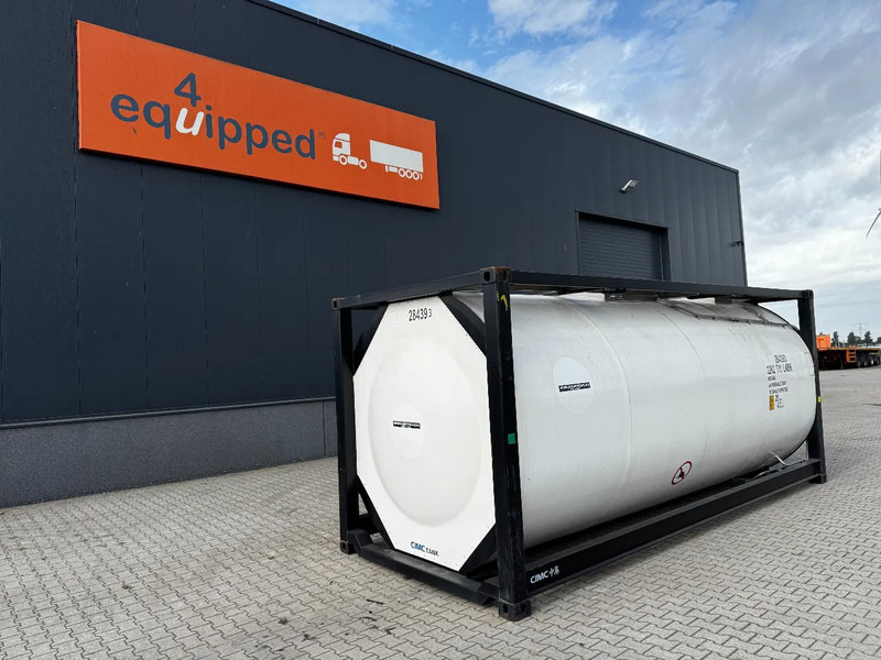 CIMC TOP: 2022, 20FT ISO, 25.030L, L4BN, UN Portable, T11, test: 1-2027 - Contenedor cisterna: foto 1 CIMC TOP: 2022, 20FT ISO, 25.030L, L4BN, UN Portable, T11, test: 1-2027 - Contenedor cisterna: foto 1