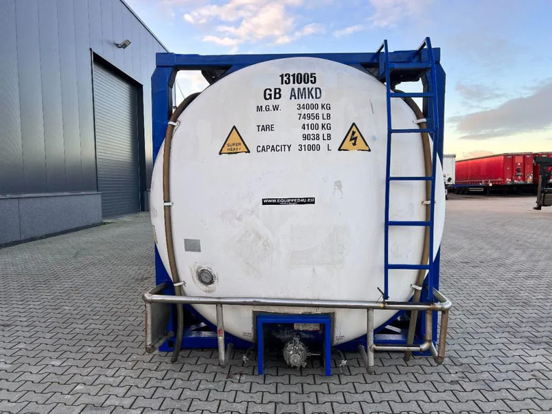 CPV 30.890L, steam heating, UN PORTABLE, T7, 5Y+CSC insp.: 02/2026 - Tanque de almacenamiento: foto 4 CPV 30.890L, steam heating, UN PORTABLE, T7, 5Y+CSC insp.: 02/2026 - Tanque de almacenamiento: foto 4