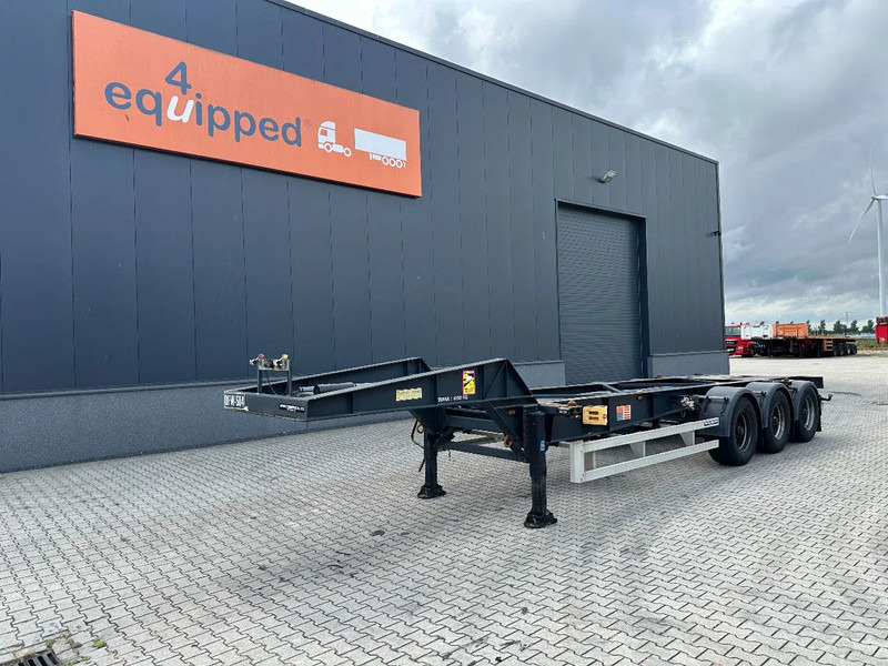 Diversen Turbo's Hoet 20FT HC GOOSENECK ADR CHASSIS, BPW + DISC, ADR (FL, AT, OX), 2x available - Semirremolque portacontenedore/ Intercambiable: foto 1 Diversen Turbo's Hoet 20FT HC GOOSENECK ADR CHASSIS, BPW + DISC, ADR (FL, AT, OX), 2x available - Semirremolque portacontenedore/ Intercambiable: foto 1
