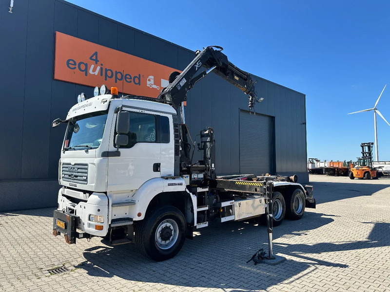MAN TGA 26.440 6x6, HIAB 166 D-4 HIDUO Crane + ROTATOR / MULTILIFT HOOK (21T), full spring, NL-truck, APK: 02/2026 - Camión multibasculante, Camión grúa: foto 3 MAN TGA 26.440 6x6, HIAB 166 D-4 HIDUO Crane + ROTATOR / MULTILIFT HOOK (21T), full spring, NL-truck, APK: 02/2026 - Camión multibasculante, Camión grúa: foto 3