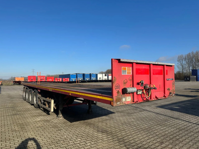 MOL 62 tons Ballast trailer, 4 axles, 2 steering axles, Belgium- trailer, very good tyres - Semirremolque plataforma/ Caja abierta: foto 5 MOL 62 tons Ballast trailer, 4 axles, 2 steering axles, Belgium- trailer, very good tyres - Semirremolque plataforma/ Caja abierta: foto 5