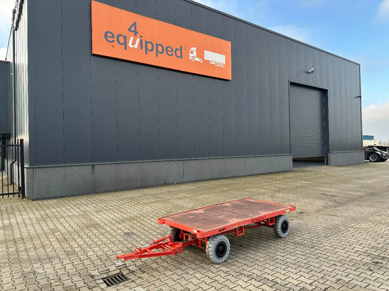 Mafi double-steered and connectable heavy-duty trailers with 6000kg loading capacity, 10x available - Remolque plataforma/ Caja abierta: foto 1 Mafi double-steered and connectable heavy-duty trailers with 6000kg loading capacity, 10x available - Remolque plataforma/ Caja abierta: foto 1