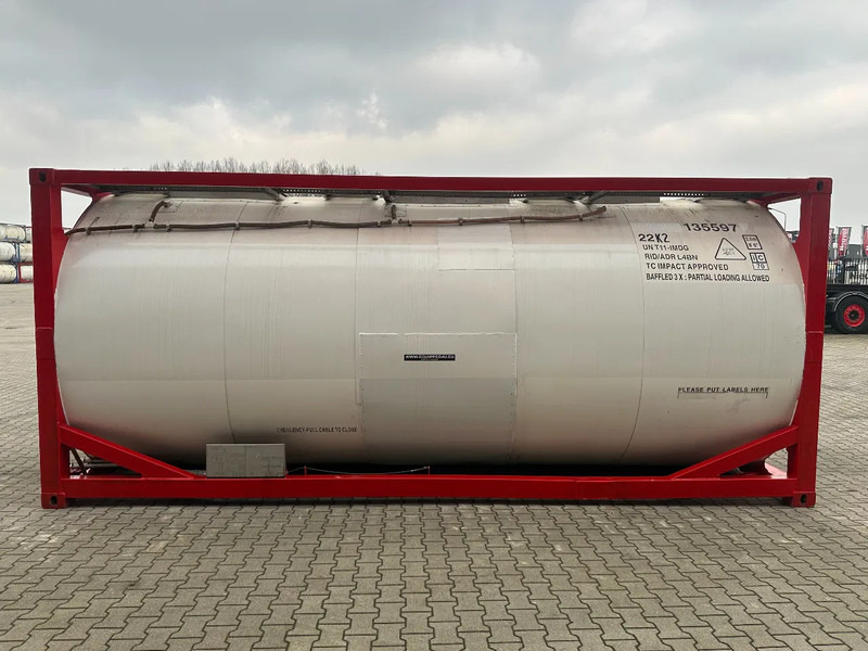 SINGAMAS 20FT ISO, 26.000L/1-COMP/3 BAFFELS/3 manholes, 5Y: 08-2027, L4BN, T11 - Contenedor cisterna: foto 3 SINGAMAS 20FT ISO, 26.000L/1-COMP/3 BAFFELS/3 manholes, 5Y: 08-2027, L4BN, T11 - Contenedor cisterna: foto 3