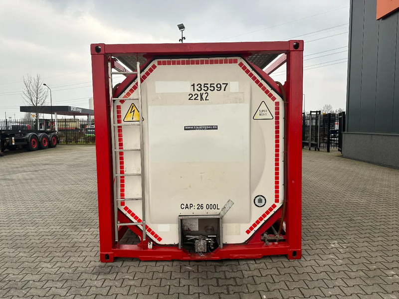 SINGAMAS 20FT ISO, 26.000L/1-COMP/3 BAFFELS/3 manholes, 5Y: 08-2027, L4BN, T11 - Contenedor cisterna: foto 5 SINGAMAS 20FT ISO, 26.000L/1-COMP/3 BAFFELS/3 manholes, 5Y: 08-2027, L4BN, T11 - Contenedor cisterna: foto 5